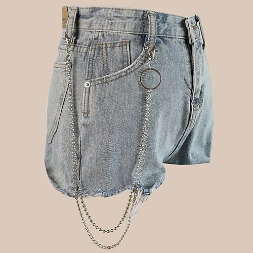 Men's Women's Pants Chain Wallet Chain Pocket Chain Metal Chain Buckle Free Chain Casual Classic Party Daily Silver
Men's Women's Pants Chain Wallet Chain Pocket Chain Metal Chain Buckle Free Chain Casual Classic Party Daily Silver