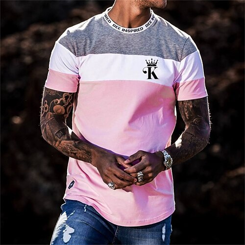 Men's T shirt Tee Letter Crew Neck Blue Pink Khaki Red Light Blue Casual Holiday Short Sleeve Clothing Apparel Cotton Sports Fashion Lightweight Big and Tall / Summer / Summer
Men's T shirt Tee Letter Crew Neck Blue Pink Khaki Red Light Blue Casual Holiday Short Sleeve Clothing Apparel Cotton Sports Fashion Lightweight Big and Tall / Summer / Summer