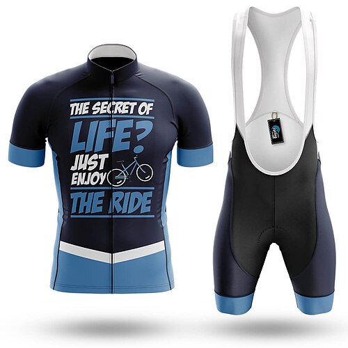 21Grams Men's Cycling Jersey with Bib Shorts Short Sleeve Mountain Bike MTB Road Bike Cycling Black Bike Clothing Suit 3D Pad Breathable Quick Dry Moisture Wicking Back Pocket Polyester Spandex Sports
21Grams Men's Cycling Jersey with Bib Shorts Short Sleeve Mountain Bike MTB Road Bike Cycling Black Bike Clothing Suit 3D Pad Breathable Quick Dry Moisture Wicking Back Pocket Polyester Spandex Sports