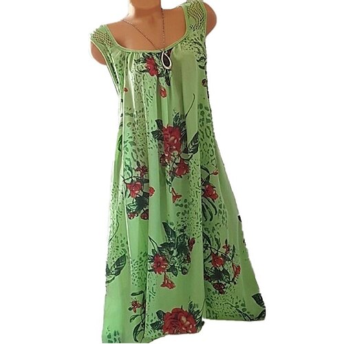 Women's Plus Size Tops Tunic Floral Print Sleeveless Crewneck Vintage Streetwear Daily Going out Polyester Spring Summer Green White
Women's Plus Size Tops Tunic Floral Print Sleeveless Crewneck Vintage Streetwear Daily Going out Polyester Spring Summer Green White