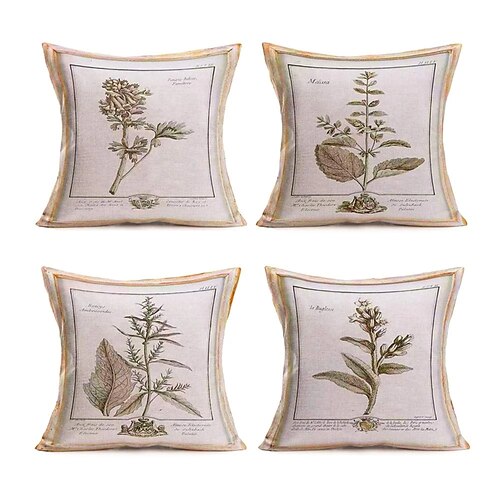 Plant Double Side Cushion Cover 4PC/set Soft Decorative Square Throw Pillow Cover Cushion Case Pillowcase for Sofa Bedroom Superior Quality Machine Washable
Plant Double Side Cushion Cover 4PC/set Soft Decorative Square Throw Pillow Cover Cushion Case Pillowcase for Sofa Bedroom Superior Quality Machine Washable