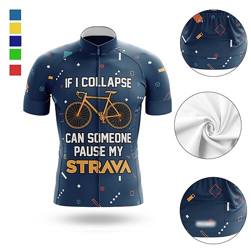 21Grams Men's Cycling Jersey Short Sleeve Bike Top with 3 Rear Pockets Mountain Bike MTB Road Bike Cycling Breathable Quick Dry Moisture Wicking Reflective Strips Green Purple Yellow Graphic
21Grams Men's Cycling Jersey Short Sleeve Bike Top with 3 Rear Pockets Mountain Bike MTB Road Bike Cycling Breathable Quick Dry Moisture Wicking Reflective Strips Green Purple Yellow Graphic