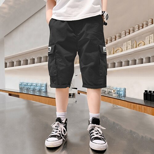 Bambino Da ragazzo Pantaloncini Tinta unita Attivo Informale Cotone 4-13 anni Primavera Nero
Bambino Da ragazzo Pantaloncini Tinta unita Attivo Informale Cotone 4-13 anni Primavera Nero