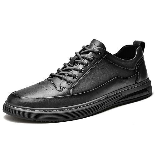 Men's Trainers Athletic Shoes Sporty Casual Home Daily Walking Shoes Cowhide Black Gray Summer
Men's Trainers Athletic Shoes Sporty Casual Home Daily Walking Shoes Cowhide Black Gray Summer