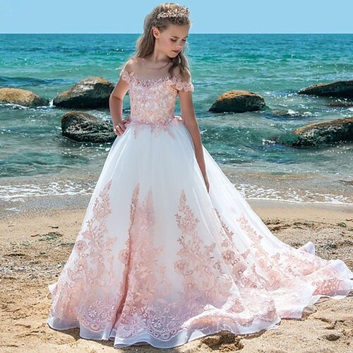 Kids Girls' Dress Floral Flower Off Shoulder A Line Dress Mesh Lace Pink Asymmetrical Sleeveless Princess Sweet Dresses Summer Regular Fit 3-12 Years
Kids Girls' Dress Floral Flower Off Shoulder A Line Dress Mesh Lace Pink Asymmetrical Sleeveless Princess Sweet Dresses Summer Regular Fit 3-12 Years