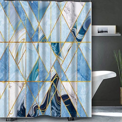 Geometric Simplicity Waterproof Bathroom Shower Curtains Casual Polyester New Design
Geometric Simplicity Waterproof Bathroom Shower Curtains Casual Polyester New Design