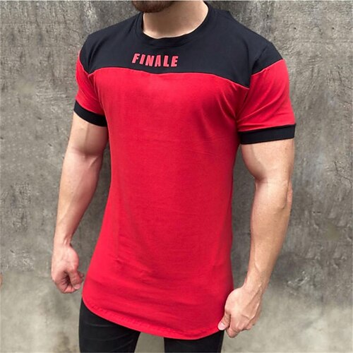Homens Camiseta Retalhos Gola Redonda Vermelho Casual Diário Manga Curta Roupa Algodão Esportes Moda Leve Grande e Alto / Verão
Homens Camiseta Retalhos Gola Redonda Vermelho Casual Diário Manga Curta Roupa Algodão Esportes Moda Leve Grande e Alto / Verão