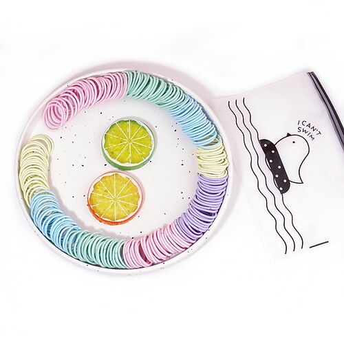 100pcs Kids Girls' Sweet Daily Solid Colored Nylon Hair Accessories Black / Light Green / Light Brown
100pcs Kids Girls' Sweet Daily Solid Colored Nylon Hair Accessories Black / Light Green / Light Brown