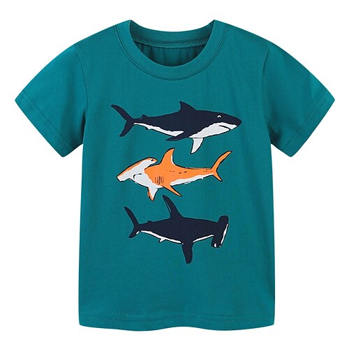 Kids Boys T shirt Animal Outdoor Short Sleeve Active Cotton 2-8 Years Spring Blue
Kids Boys T shirt Animal Outdoor Short Sleeve Active Cotton 2-8 Years Spring Blue