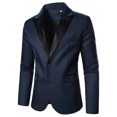 Hombre chaqueta Chaqueta deportiva Fiesta Negocio Recto 1 botón Cuello Camisero Negocios Casual Chaqueta Ropa de calle Floral Azul Marino
Hombre chaqueta Chaqueta deportiva Fiesta Negocio Recto 1 botón Cuello Camisero Negocios Casual Chaqueta Ropa de calle Floral Azul Marino