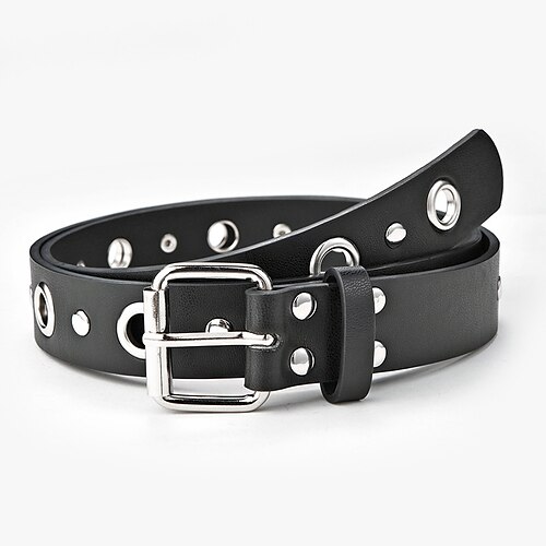 Women's Unisex PU Buckle Belt PU Leather Prong Buckle Eyelet Casual Classic Party Daily Black Brown Coffee
Women's Unisex PU Buckle Belt PU Leather Prong Buckle Eyelet Casual Classic Party Daily Black Brown Coffee