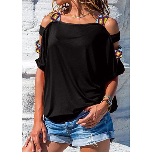 Women's T shirt Tee Blue Yellow Army Green Plain Cut Out Short Sleeve Casual Weekend Basic Square Neck Regular Cotton S
Women's T shirt Tee Blue Yellow Army Green Plain Cut Out Short Sleeve Casual Weekend Basic Square Neck Regular Cotton S