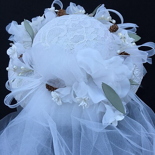 Net Fascinators / Hair Accessory with Lace / Tulle 1 PC Kentucky Derby / Ladies Day Headpiece
Net Fascinators / Hair Accessory with Lace / Tulle 1 PC Kentucky Derby / Ladies Day Headpiece