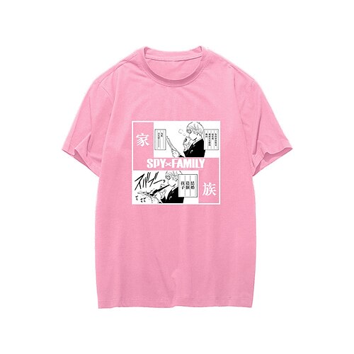 Inspired by SPY×FAMILY Loid Forger Yor Forger Anya Forger Cosplay Costume T-shirt 100% Polyester Pattern Harajuku Graphic Kawaii T-shirt For Men's / Women's / Couple's
Inspired by SPY×FAMILY Loid Forger Yor Forger Anya Forger Cosplay Costume T-shirt 100% Polyester Pattern Harajuku Graphic Kawaii T-shirt For Men's / Women's / Couple's