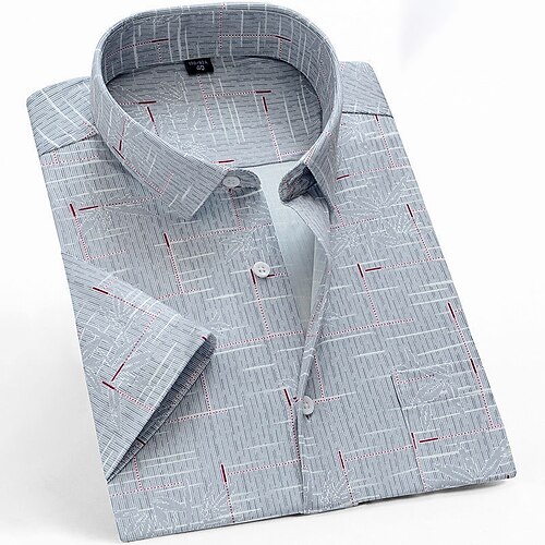 Men's Shirt Floral Striped Turndown Street Casual Button-Down Print Short Sleeve Tops Casual Fashion Streetwear Breathable Blue Gray Light gray Summer Shirt
Men's Shirt Floral Striped Turndown Street Casual Button-Down Print Short Sleeve Tops Casual Fashion Streetwear Breathable Blue Gray Light gray Summer Shirt