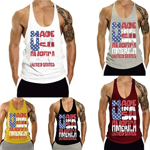 Men's Tank Top Vest Hot Stamping Graphic Prints Letter Plus Size Crew Neck Daily Sports Print Sleeveless Tops Fashion Classic Designer Hawaiian White Black Gray
Men's Tank Top Vest Hot Stamping Graphic Prints Letter Plus Size Crew Neck Daily Sports Print Sleeveless Tops Fashion Classic Designer Hawaiian White Black Gray
