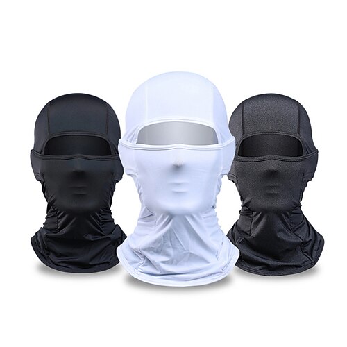 Balaclava Solid Color Sunscreen Breathable Dust Proof Sweat wicking Comfortable Bike / Cycling White Black Grey Summer for Men's Adults' Outdoor Exercise Cycling / Bike Solid Color 1 PC / Stretchy
Balaclava Solid Color Sunscreen Breathable Dust Proof Sweat wicking Comfortable Bike / Cycling White Black Grey Summer for Men's Adults' Outdoor Exercise Cycling / Bike Solid Color 1 PC / Stretchy