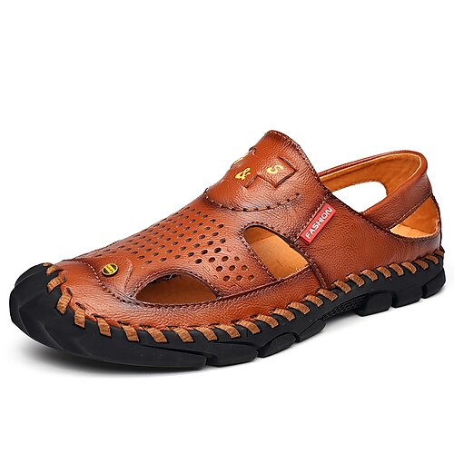 Men's Sandals Fisherman Sandals Comfort Sandals Casual Athletic Water Shoes PU Black Brown Summer
Men's Sandals Fisherman Sandals Comfort Sandals Casual Athletic Water Shoes PU Black Brown Summer