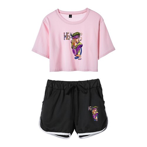 Inspired by JoJo's Bizarre Adventure Kujo Jotaro Outfits Crop Top 100% Polyester Anime Harajuku Graphic Shorts For Women's
Inspired by JoJo's Bizarre Adventure Kujo Jotaro Outfits Crop Top 100% Polyester Anime Harajuku Graphic Shorts For Women's