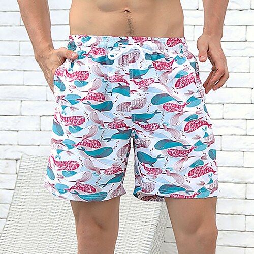 Men's Swim Trunks Swim Shorts Quick Dry Lightweight Board Shorts Bathing Suit with Pockets Mesh Lining Drawstring Swimming Surfing Beach Water Sports Printed Summer
Men's Swim Trunks Swim Shorts Quick Dry Lightweight Board Shorts Bathing Suit with Pockets Mesh Lining Drawstring Swimming Surfing Beach Water Sports Printed Summer