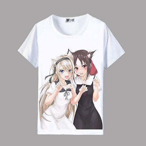Inspired by Kaguya-sama: Love is War Shinomiya Kaguya Cosplay Costume T-shirt 100% Polyester Pattern Harajuku Graphic Kawaii T-shirt For Men's / Women's / Couple's
Inspired by Kaguya-sama: Love is War Shinomiya Kaguya Cosplay Costume T-shirt 100% Polyester Pattern Harajuku Graphic Kawaii T-shirt For Men's / Women's / Couple's