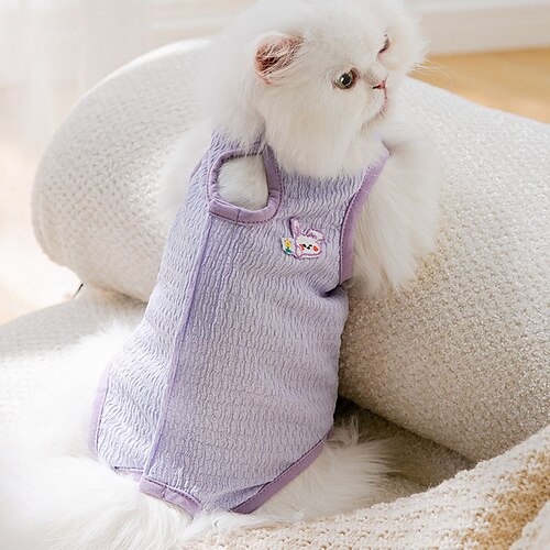 Dog Cat Surgery Recovery Suit Rabbit Animal Fashion Cute Sports Casual / Daily Dog Clothes Puppy Clothes Dog Outfits Soft Purple Rosy Pink Blue Costume for Girl and Boy Dog Cloth S M L XL
Dog Cat Surgery Recovery Suit Rabbit Animal Fashion Cute Sports Casual / Daily Dog Clothes Puppy Clothes Dog Outfits Soft Purple Rosy Pink Blue Costume for Girl and Boy Dog Cloth S M L XL