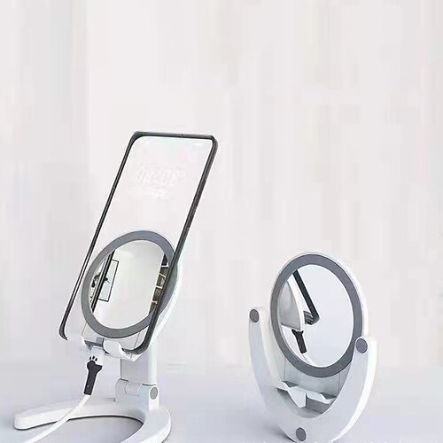 Phone Stand Portable Foldable Slip Resistant Phone Holder for Desk Bedside Selfies / Vlogging / Live Streaming Compatible with Tablet All Mobile Phone Phone Accessory
Phone Stand Portable Foldable Slip Resistant Phone Holder for Desk Bedside Selfies / Vlogging / Live Streaming Compatible with Tablet All Mobile Phone Phone Accessory