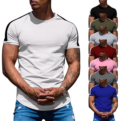 Men's Running Shirt Crew Neck Solid Colored Sport Athleisure Tee Tshirt Shirt Short Sleeve Breathable Moisture Wicking Soft Fitness Running Walking Jogging Exercise Athletic Athleisure Activewear
Men's Running Shirt Crew Neck Solid Colored Sport Athleisure Tee Tshirt Shirt Short Sleeve Breathable Moisture Wicking Soft Fitness Running Walking Jogging Exercise Athletic Athleisure Activewear