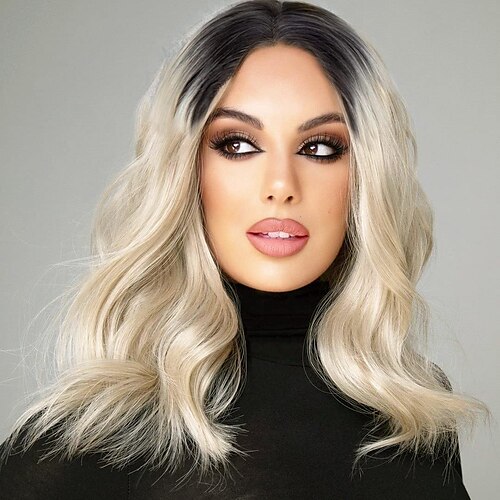 Synthetic Lace Wig Body Wave Style 12-18 inch Blonde Middle Part 13x4 Lace Front Wig All Wig Black / Gold / Synthetic Hair
Synthetic Lace Wig Body Wave Style 12-18 inch Blonde Middle Part 13x4 Lace Front Wig All Wig Black / Gold / Synthetic Hair