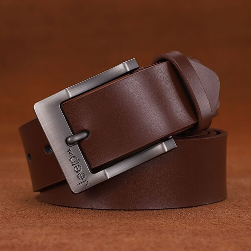 Men's Leather Belt Genuine Leather Prong Buckle Geometric Business Casual Party Daily Black Brown Coffee
Men's Leather Belt Genuine Leather Prong Buckle Geometric Business Casual Party Daily Black Brown Coffee