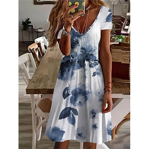 Mujer Azul Piscina Manga Corta Floral Retazos Primavera Verano Escote en Pico 2022 S M L XL XXL
Mujer Azul Piscina Manga Corta Floral Retazos Primavera Verano Escote en Pico 2022 S M L XL XXL