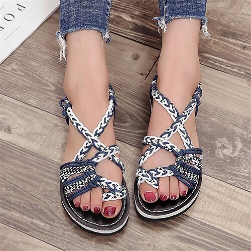 Women's Sandals Wedge Heel Open Toe Daily PU Leather Loafer Spring Summer Black Purple Orange
Women's Sandals Wedge Heel Open Toe Daily PU Leather Loafer Spring Summer Black Purple Orange