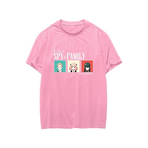 Inspired by SPY×FAMILY Loid Forger Yor Forger Anya Forger Cosplay Costume T-shirt 100% Polyester Pattern Harajuku Graphic Kawaii T-shirt For Men's / Women's / Couple's
Inspired by SPY×FAMILY Loid Forger Yor Forger Anya Forger Cosplay Costume T-shirt 100% Polyester Pattern Harajuku Graphic Kawaii T-shirt For Men's / Women's / Couple's
