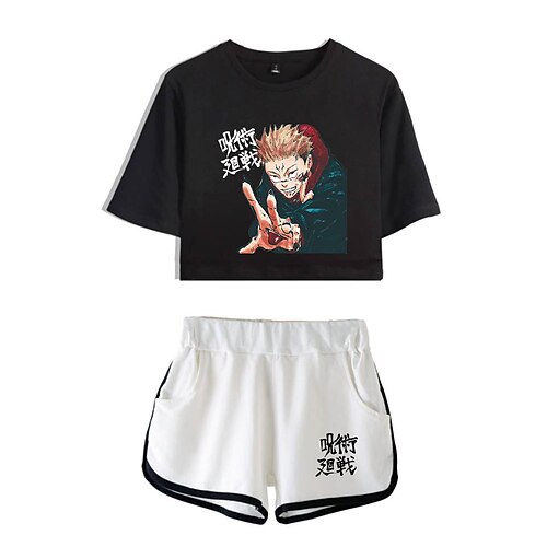 Inspired by Jujutsu Kaisen Gojo Satoru Outfits Crop Top 100% Polyester Anime Harajuku Graphic Shorts For Women's
Inspired by Jujutsu Kaisen Gojo Satoru Outfits Crop Top 100% Polyester Anime Harajuku Graphic Shorts For Women's