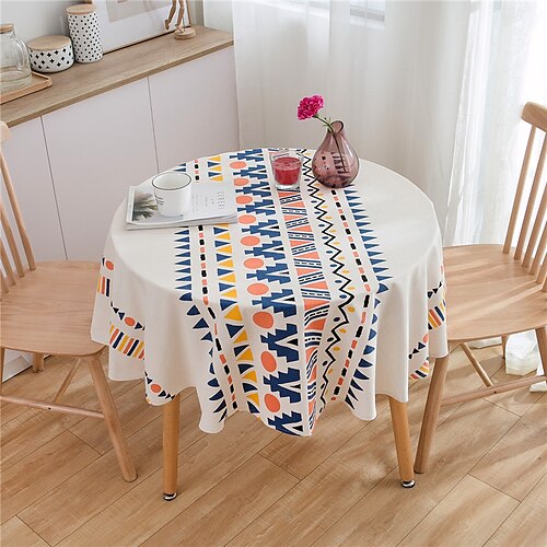 Boho Style Pastoral Tablecloth Round Table Cloth,Washable Table Cover Dust-Proof Wrinkle Resistant for Restaurant, Picnic, Indoor and Outdoor Dining
Boho Style Pastoral Tablecloth Round Table Cloth,Washable Table Cover Dust-Proof Wrinkle Resistant for Restaurant, Picnic, Indoor and Outdoor Dining