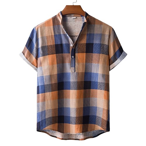 Men's Dress Shirt Casual Shirt T shirt Shirt Print Oil Painting Geometry Letter Round Neck Casual Daily Print Short Sleeve Tops Ethnic Style Retro Tropical Nostalgic Blue / White
Men's Dress Shirt Casual Shirt T shirt Shirt Print Oil Painting Geometry Letter Round Neck Casual Daily Print Short Sleeve Tops Ethnic Style Retro Tropical Nostalgic Blue / White