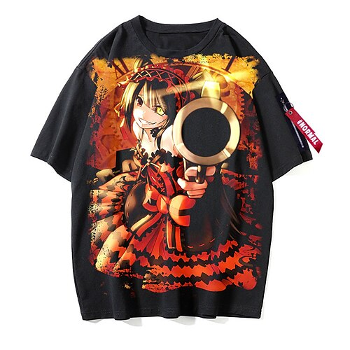 Inspired by Date A Live Tokisaki Kurumi Cosplay Costume T-shirt Polyester / Cotton Blend Pattern Harajuku Graphic Kawaii T-shirt For Men's / Women's / Couple's
Inspired by Date A Live Tokisaki Kurumi Cosplay Costume T-shirt Polyester / Cotton Blend Pattern Harajuku Graphic Kawaii T-shirt For Men's / Women's / Couple's