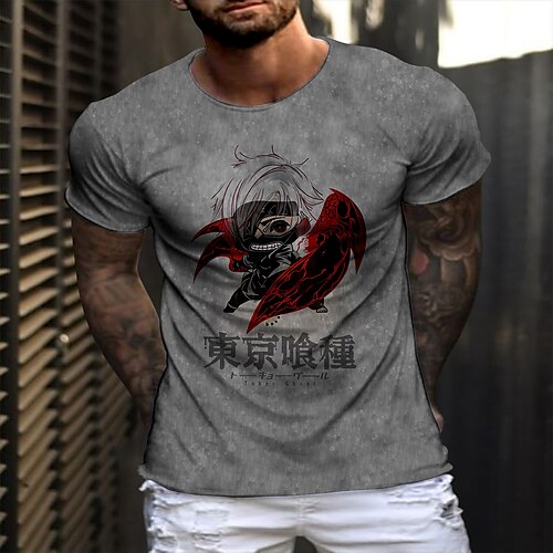 Inspired by Tokyo Ghoul Kaneki Ken T-shirt Anime 100% Polyester Anime Classic Retro Vintage T-shirt For Men's
Inspired by Tokyo Ghoul Kaneki Ken T-shirt Anime 100% Polyester Anime Classic Retro Vintage T-shirt For Men's