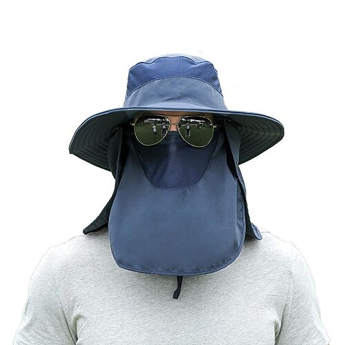 Men's Women's Sun Hat Fishing Hat Hiking Hat Boonie hat Wide Brim with Face Cover Neck Flap Summer Outdoor UV Sun Protection Sunscreen UV Protection Breathable Hat Dark Grey Light Gray Navy Blue for
Men's Women's Sun Hat Fishing Hat Hiking Hat Boonie hat Wide Brim with Face Cover Neck Flap Summer Outdoor UV Sun Protection Sunscreen UV Protection Breathable Hat Dark Grey Light Gray Navy Blue for