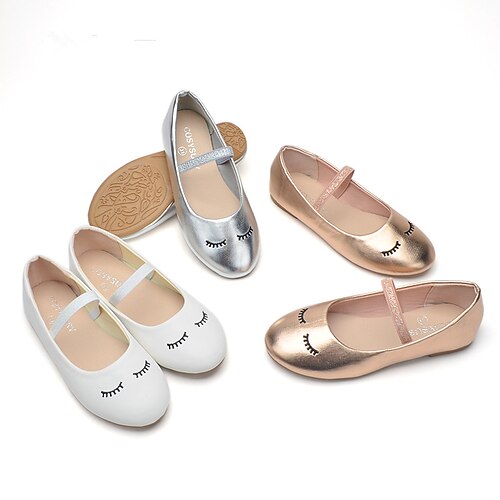 Girls' Flats Children's Day PU School Shoes Little Kids(4-7ys) Daily White Gold Silver Fall Summer
Girls' Flats Children's Day PU School Shoes Little Kids(4-7ys) Daily White Gold Silver Fall Summer