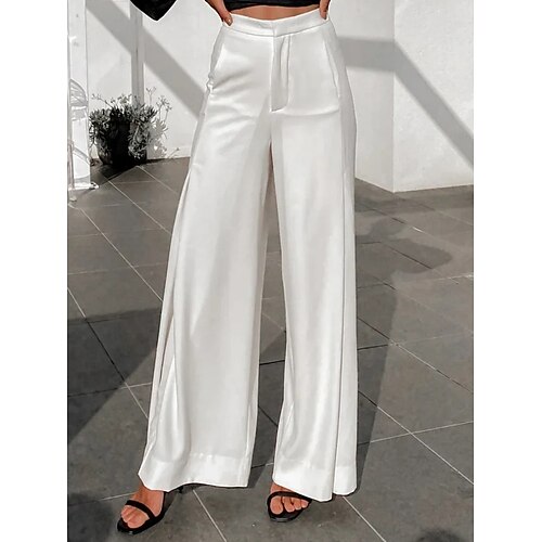 Dame Blus Flared bukser Klokkebund kinesisk Hvid Medium Talje Mode Afslappet Weekend Mikroelastisk Fuld længde Komfort Vanlig S M L XL XXL
Dame Blus Flared bukser Klokkebund kinesisk Hvid Medium Talje Mode Afslappet Weekend Mikroelastisk Fuld længde Komfort Vanlig S M L XL XXL