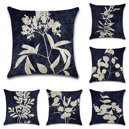 Plant Double Side Cushion Cover 6PC Soft Decorative Square Throw Pillow Cover Cushion Case Pillowcase for Sofa Bedroom Superior Quality Machine Washable
Plant Double Side Cushion Cover 6PC Soft Decorative Square Throw Pillow Cover Cushion Case Pillowcase for Sofa Bedroom Superior Quality Machine Washable