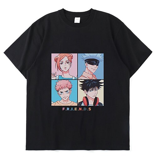 Inspired by Jujutsu Kaisen Yuji Itadori Fushiguro Megumi Nobara Kugisaki T-shirt Anime 100% Polyester Anime Harajuku Graphic Kawaii T-shirt For Men's / Women's / Couple's
Inspired by Jujutsu Kaisen Yuji Itadori Fushiguro Megumi Nobara Kugisaki T-shirt Anime 100% Polyester Anime Harajuku Graphic Kawaii T-shirt For Men's / Women's / Couple's