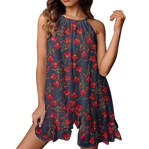 Women's A Line Dress Short Mini Dress Green Black Dark Gray Red Light Blue Sleeveless Floral Color Gradient Color Block Ruffle Cold Shoulder Print Spring Summer Crew Neck Casual 2022 S M L XL XXL
Women's A Line Dress Short Mini Dress Green Black Dark Gray Red Light Blue Sleeveless Floral Color Gradient Color Block Ruffle Cold Shoulder Print Spring Summer Crew Neck Casual 2022 S M L XL XXL