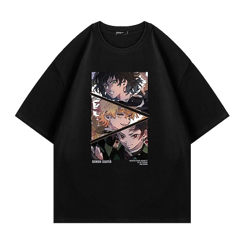 Inspired by Demon Slayer: Kimetsu no Yaiba Agatsuma Zenitsu Kamado Tanjiro Inosuke Hashibira T-shirt Anime 100% Polyester Anime Harajuku Graphic Kawaii T-shirt For Men's / Women's / Couple's
Inspired by Demon Slayer: Kimetsu no Yaiba Agatsuma Zenitsu Kamado Tanjiro Inosuke Hashibira T-shirt Anime 100% Polyester Anime Harajuku Graphic Kawaii T-shirt For Men's / Women's / Couple's