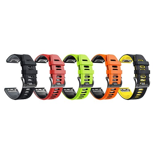 5 PCS Smart Watch Band for Garmin venu 2 Fenix 7/6/5/5 Plus Vivoactive 4 Instinct 2/2 Solar / Solar / Instinct Standard Approach S62 22mm 26mm Silicone Smartwatch Strap Waterproof Adjustable
5 PCS Smart Watch Band for Garmin venu 2 Fenix 7/6/5/5 Plus Vivoactive 4 Instinct 2/2 Solar / Solar / Instinct Standard Approach S62 22mm 26mm Silicone Smartwatch Strap Waterproof Adjustable