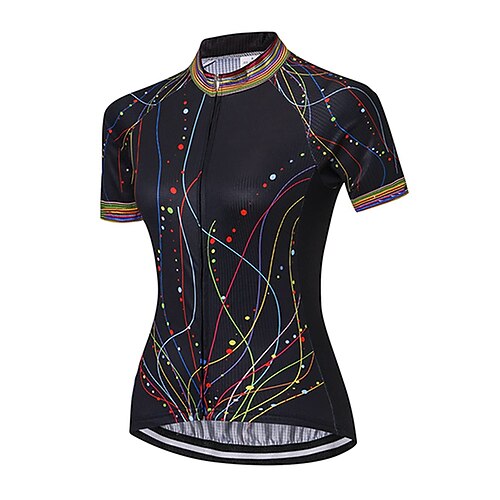 21Grams Women's Short Sleeve Cycling Jersey Summer Spandex Black Bike Top Mountain Bike MTB Road Bike Cycling Quick Dry Moisture Wicking Sports Clothing Apparel / Athleisure
21Grams Women's Short Sleeve Cycling Jersey Summer Spandex Black Bike Top Mountain Bike MTB Road Bike Cycling Quick Dry Moisture Wicking Sports Clothing Apparel / Athleisure