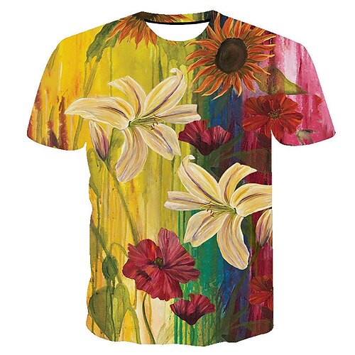 Women's Plus Size Tops T shirt Floral Butterfly Print Short Sleeve Crewneck Streetwear Daily Going out Cotton Spandex Jersey Spring Summer Blue Orange
Women's Plus Size Tops T shirt Floral Butterfly Print Short Sleeve Crewneck Streetwear Daily Going out Cotton Spandex Jersey Spring Summer Blue Orange