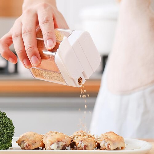 Four-in-one Push-lid Seasoning Box Kitchen Transparent Seasoning Jar Seasoning Box Portable Divided Grill
Four-in-one Push-lid Seasoning Box Kitchen Transparent Seasoning Jar Seasoning Box Portable Divided Grill