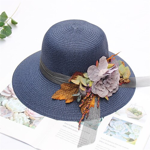 Women's Chic Modern Straw Hat Sun Hat Party Dailywear Holiday Floral Floral Beige Pink Hat Portable Windproof Comfort
Women's Chic Modern Straw Hat Sun Hat Party Dailywear Holiday Floral Floral Beige Pink Hat Portable Windproof Comfort